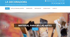 Desktop Screenshot of ladecoradora.com